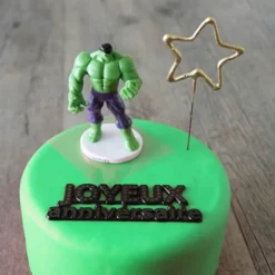 Kit décor gâteau Hulk