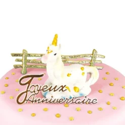 Kit Décor gâteau Licorne couchée