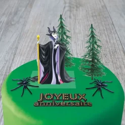 Kit décor gâteau sorcière maléfique