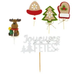 Kit décor Noël feutrine et résine