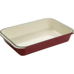 Le Chasseur plat à rôtir rouge 40 x 25 cm