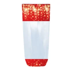 Lot sachets motif flocons dorés - 10 x 22 cm (x100)