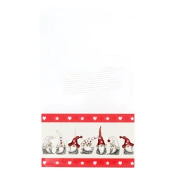 Lot sachets motif lutins + liens - 18 x 30 cm (x10)
