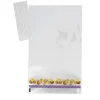 Lot sachets motif poussins + liens - 14 x 23 cm (x10)