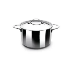 Marmite inox avec couvercle