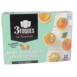 Mini bouchées feuilletées à garnir (x12)