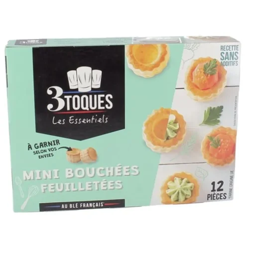 Mini bouchées feuilletées à garnir (x12)
