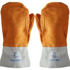 Moufles de protection en croûte cuir 10 cm