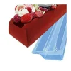 Moule à bûche fond plat en pvc (x12)