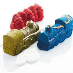 Moule à bûche silicone Train Pavoni
