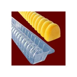 Moule à bûchette annelé en PVC (x 12)