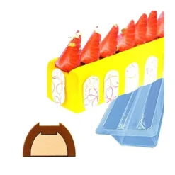 Moule à bûchette fond plat en PVC (x 12)