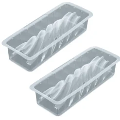 Moule à bûchettes Torsadé (x 6)