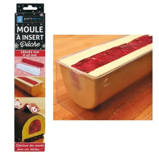Moule à insert pour bûche PVC