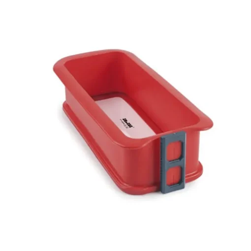 Moule à manqué démontable rectangulaire silicone base en verre