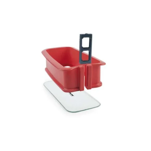 Moule à manqué démontable rectangulaire silicone base en verre