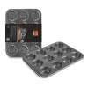 Moule 12 muffins perforé anti-adhérent