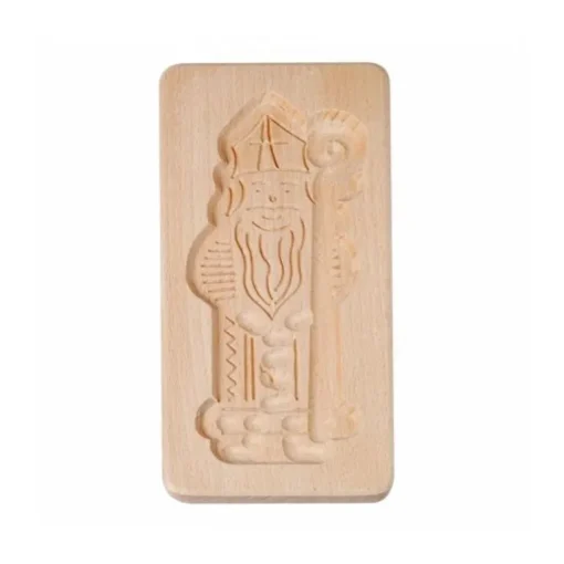 Moule à spéculoos en bois Saint Nicolas