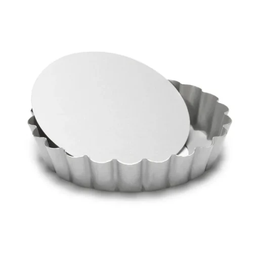 Moule à tartelette rond antiadhésif avec fond amovible