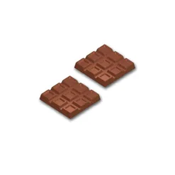 Moule chocolat 3 tablettes carrés