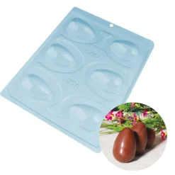 Moule chocolat en 3 parties Œufs lisses