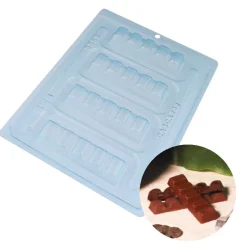Moule chocolat en 3 parties petites barres