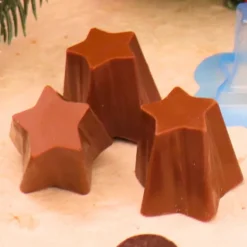 Moule chocolat en 3 parties 8 coupes étoile