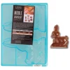 Moule chocolat lapin assis