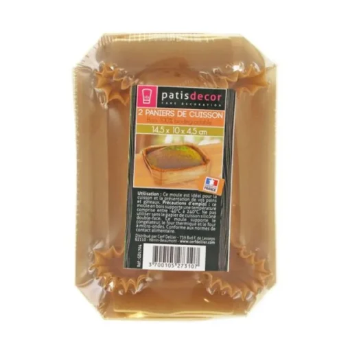 Moule de cuisson bois 14,5 cm (x2)