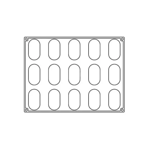 Moule en silicone Delish 15 empreintes Pavoni Italia