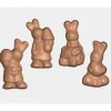 Moule friture en chocolat petits lapins 4 g