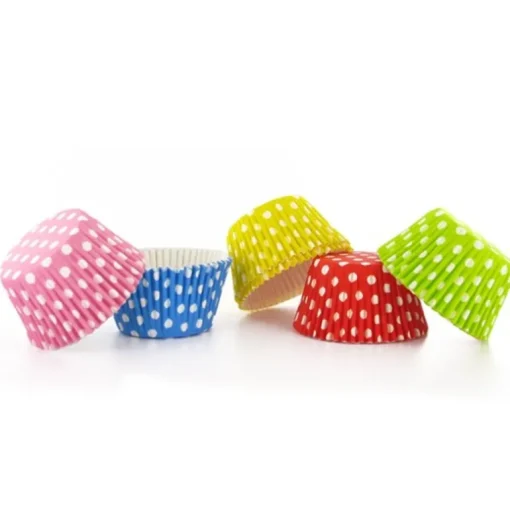 Moule muffins carton à pois Optima (x120)