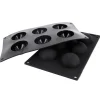 Moule silicone 6 demi-sphères Ø 6 cm