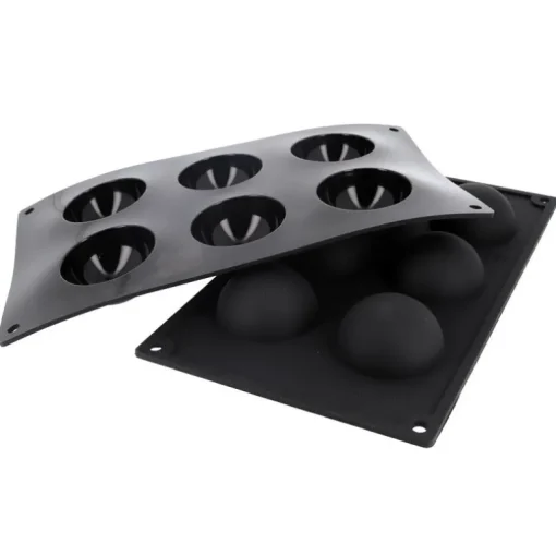 Moule silicone 6 demi-sphères Ø 6 cm