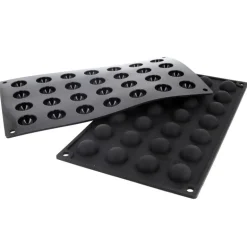 Moule silicone 28 mini demi-sphères 2,5 cm