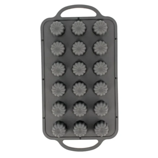 Moule Silicone 18 mini-cannelés 3,5 cm