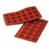 Moule silicone 18 petits diamants