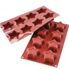 Moule silicone 8 étoiles