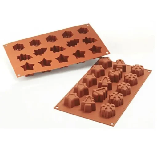 Moule silicone thème Noël Magique