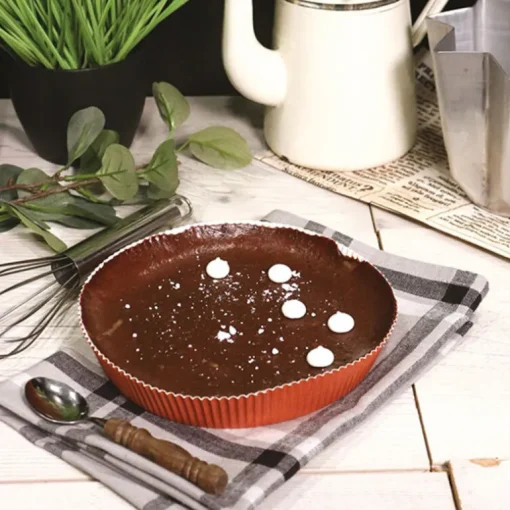 Moules à tarte à bords cannelés jetables 17 cm (x4)