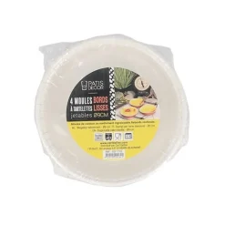 Moules à tartelettes jetables 9 cm (x4)