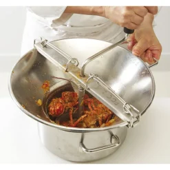 Moulins à légumes n°5 inox avec 1 grille 3 mm