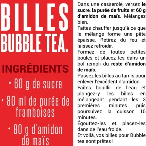 Pailles à bubble tea (x10)