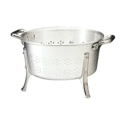 Passoire en aluminium à pieds et à anses 40 cm