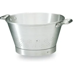 Passoire en aluminium conique fond cerclé 60 cm