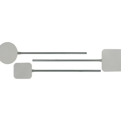 Pelle à pizza inox avec manche 92,5 cm ronde 24 cm
