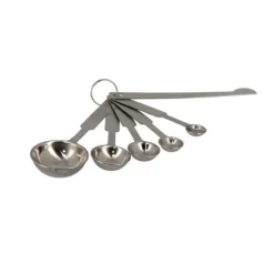 Petites cuillères à mesure inox assorties (x5)