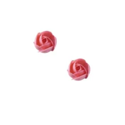 Petites roses roses en azyme x12