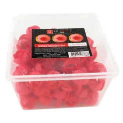 Petites roses rouges en azyme (x100)