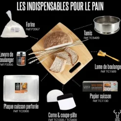 Plaque à baguettes perforée antiadhésive 4 baguettes
